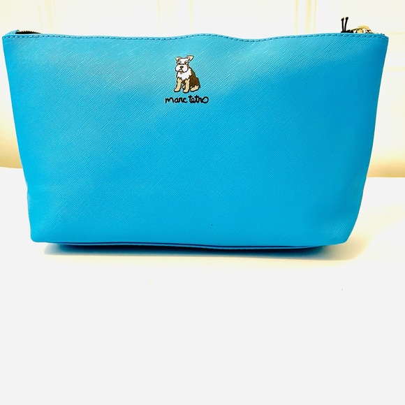 Marc Tetro Schnauzer Large cosmetic bag - NWT - Picture 2 of 6